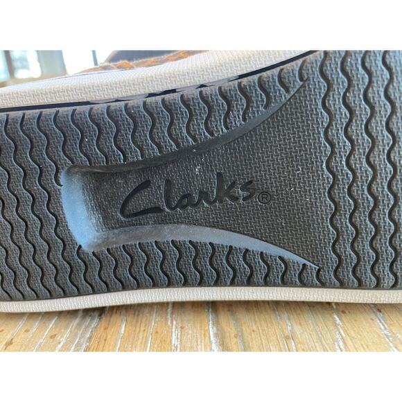 Clarks Pawley Adwin Womens Cheetah Suede Slip-On Fashion Sneakers, sz 9.5 - Picture 7 of 11